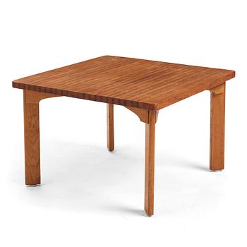338. Carl-Axel Acking, a square low table, Nordiska Kompaniet, 1940-50s. Provenance Carl-Axel Acking.