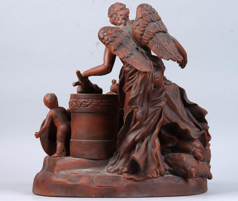 TERRAKOTTAFIGUR, sign, Goldscheider, 1900-tal.