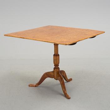 A 19th century folding table.