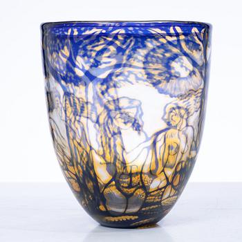 Eva Englund, vas, graal, Orrefors, 1983.