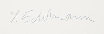 YRJÖ EDELMANN, lithograph in colours, stamped signature 127/150.