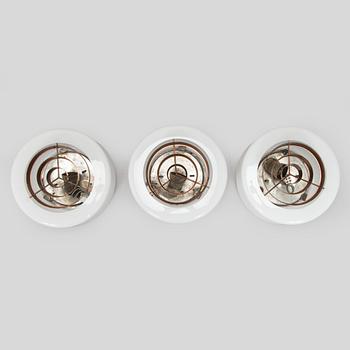 Paavo Tynell, A set of three mid 20th century ceiling lights 'A2-7' for Idman.