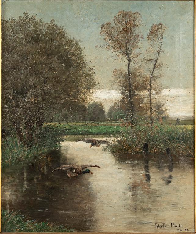Peter Paul Müller, River Landscape.