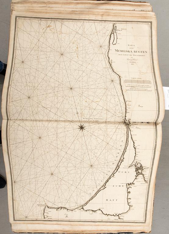 Gustaf af Klint, book, "Sweden's Maritime Atlas", 1797-1815.