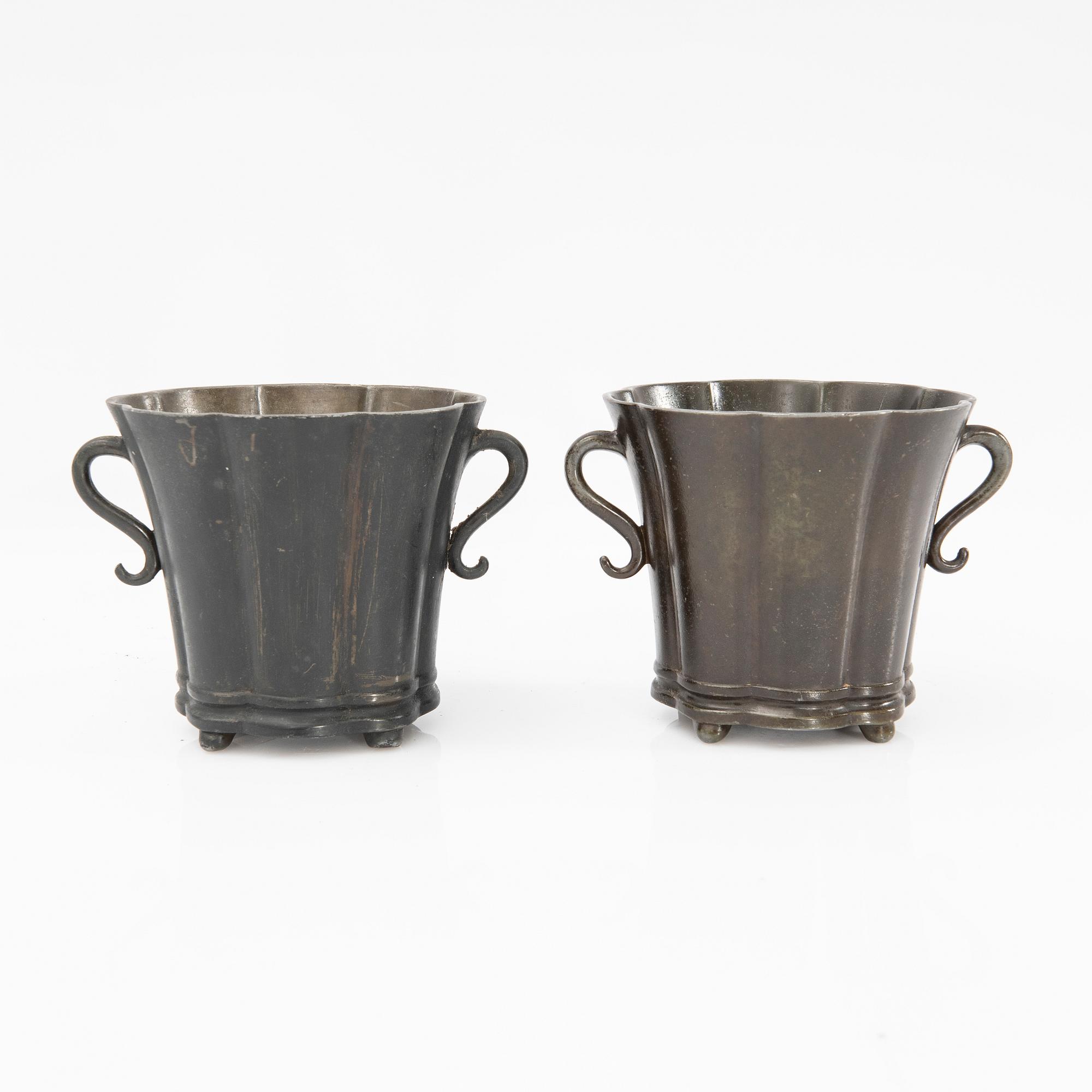 Just Andersen, vases, 2 pcs, model D18.