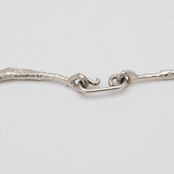 Theresia Hvorslev, Silver necklace, MEMA Lidköping 1974-1975.