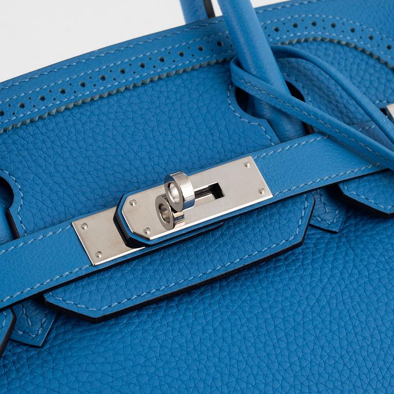 Hermès bag, "Birkin 30 Ghillies", 2017.