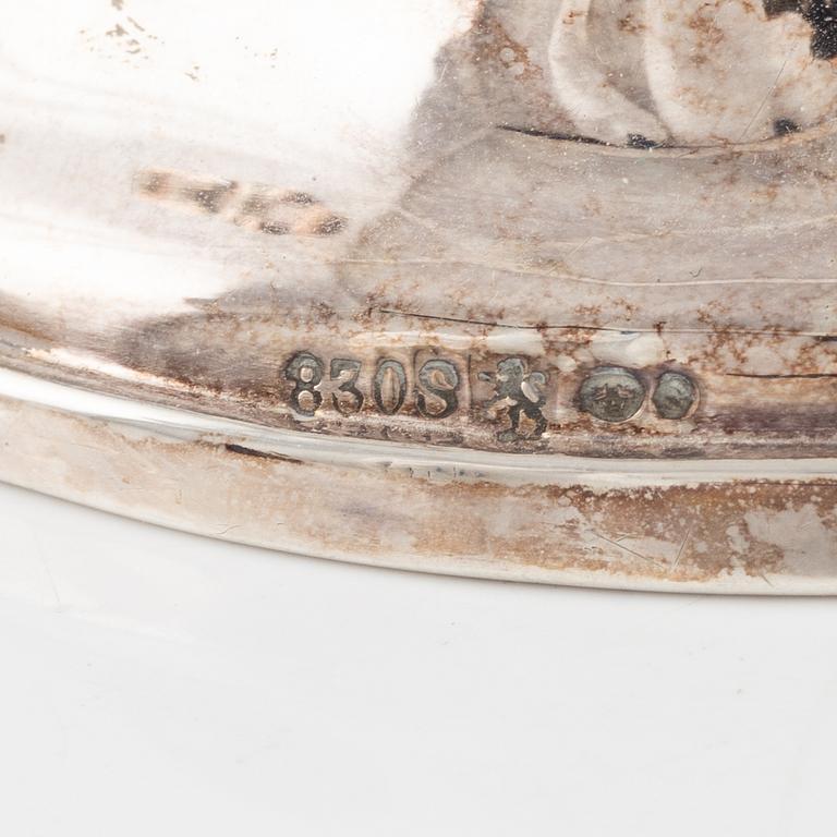 Ljusstakar, ett par, Gebrüder Deyhle, Schwäbisch Gmünd, Tyskland, 1900-talets första hälft.