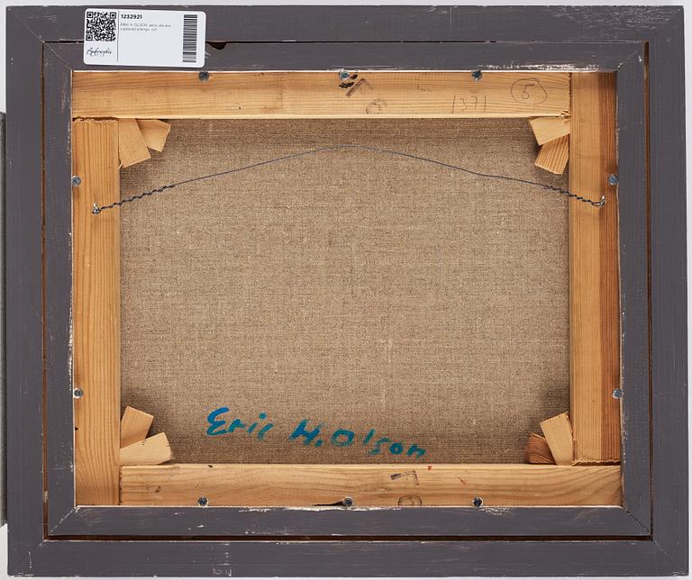 ERIC H OLSON, acrylic on canvas, signed verso.