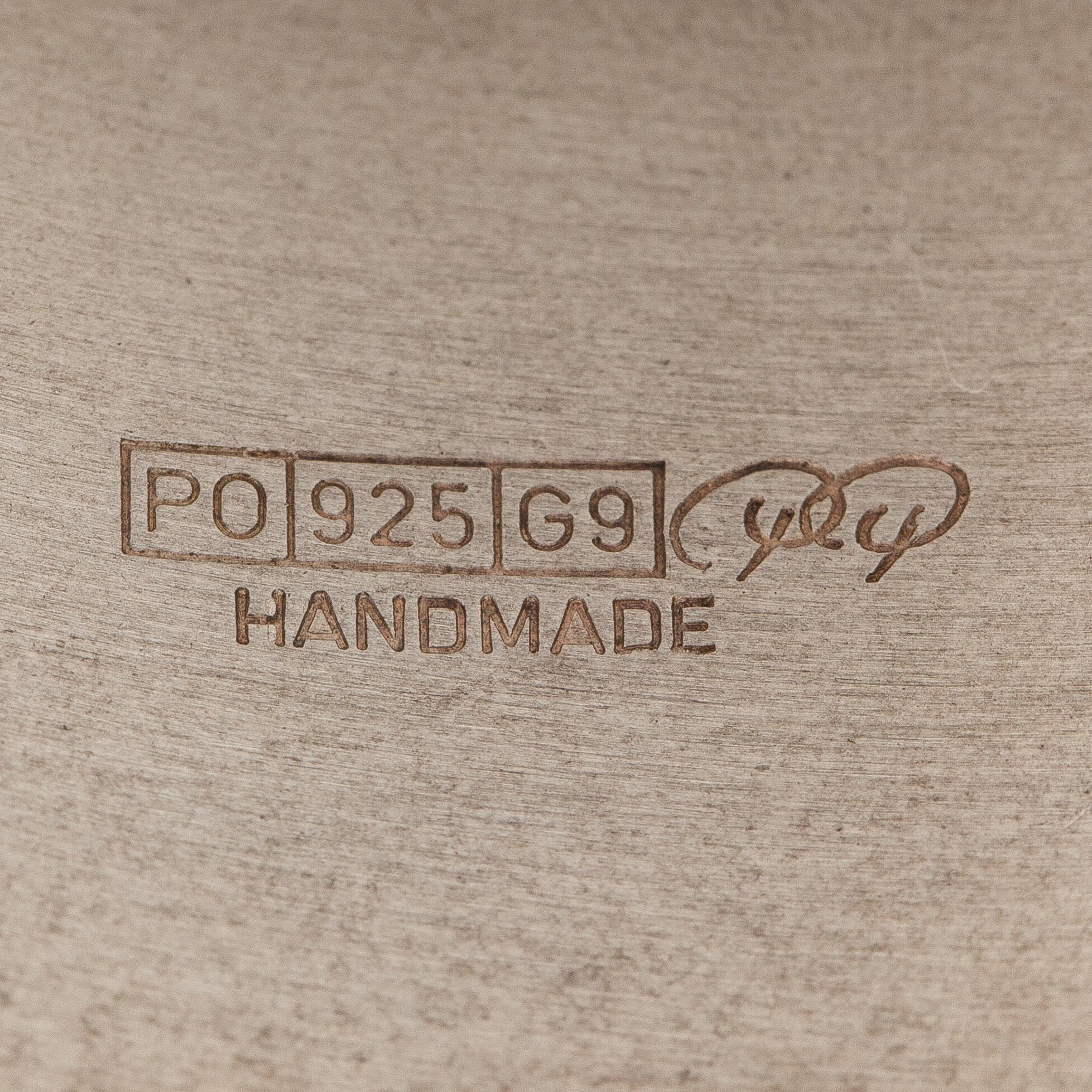 Pekka Piekäinen, necklace, bracelet and brooch, silver, Platinoro, Turku 2000 - 2009.