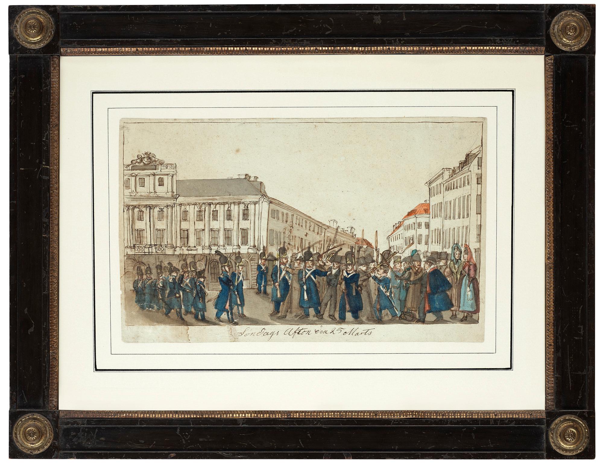 Fritz von Dardel, tillskriven, "Söndags Afton den 25 Marts".
