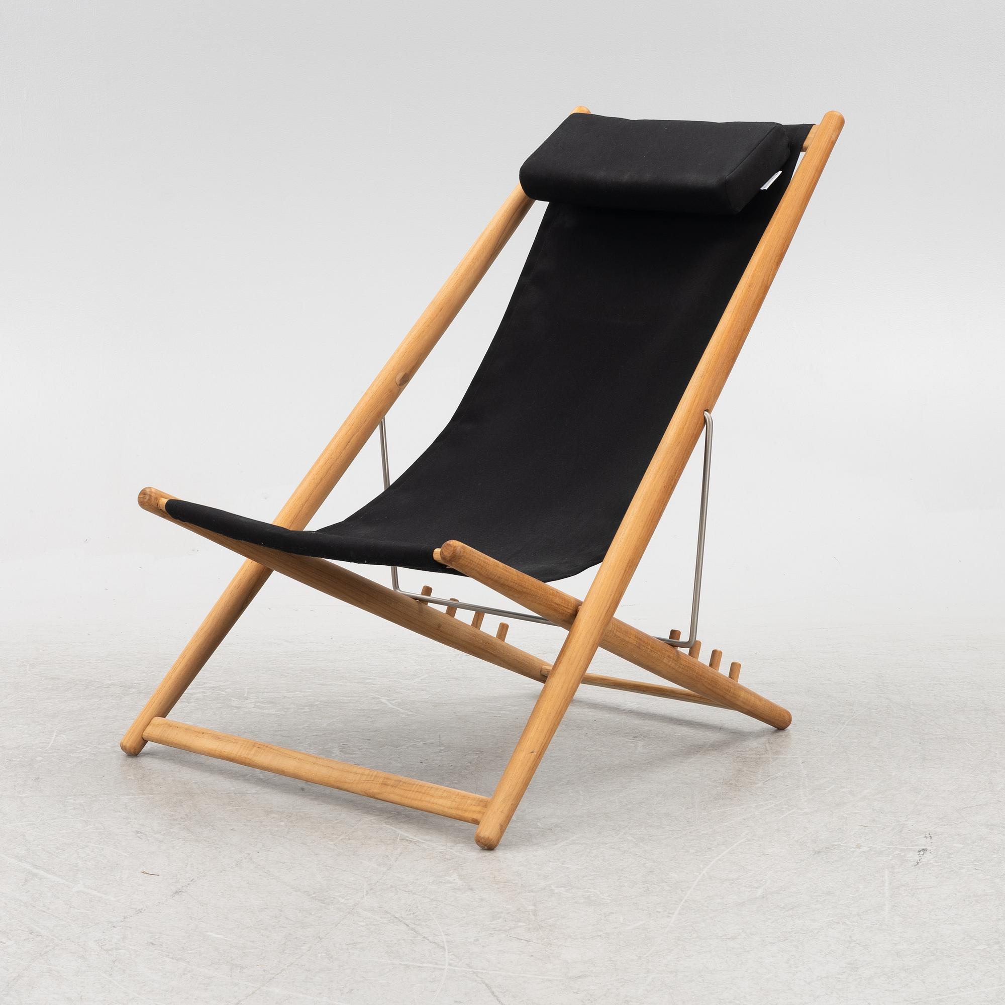 Björn Hultén, beach chair, 'H55', Skargaarden.