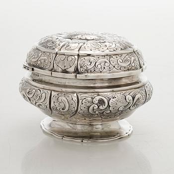 Preben Salomonsen, sockerskrin, sterlingsilver, Danmark 1900-talets senare hälft.