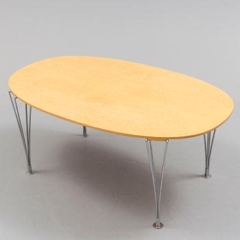 BRUNO MATHSSON OCH PIET HEIN, bord, "Superelips", Mathsson International på licens för Fritz Hansen, 1900-tal.