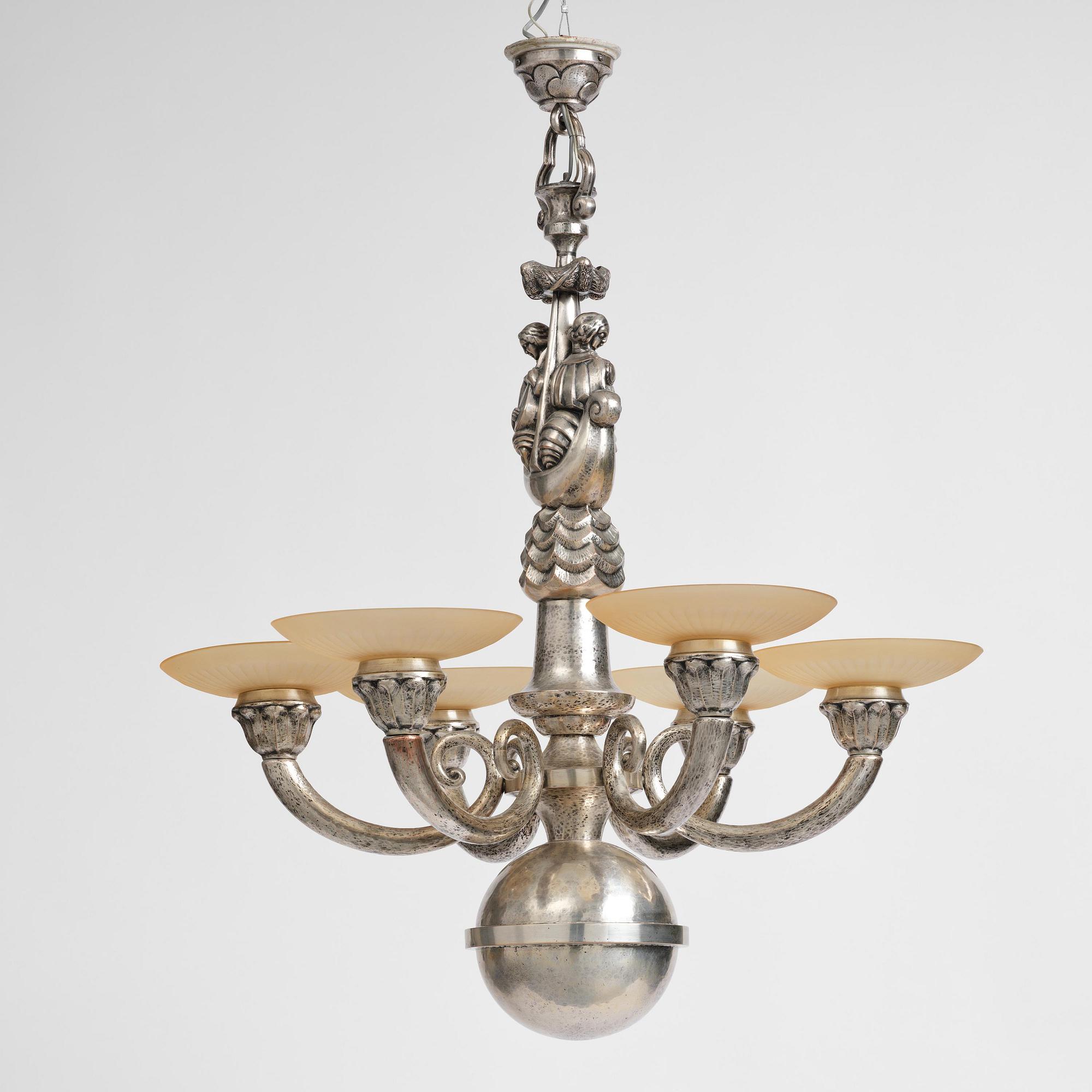 Per Torndahl, taklampa, Swedish Grace, Atelier Torndahl, 1920-tal.