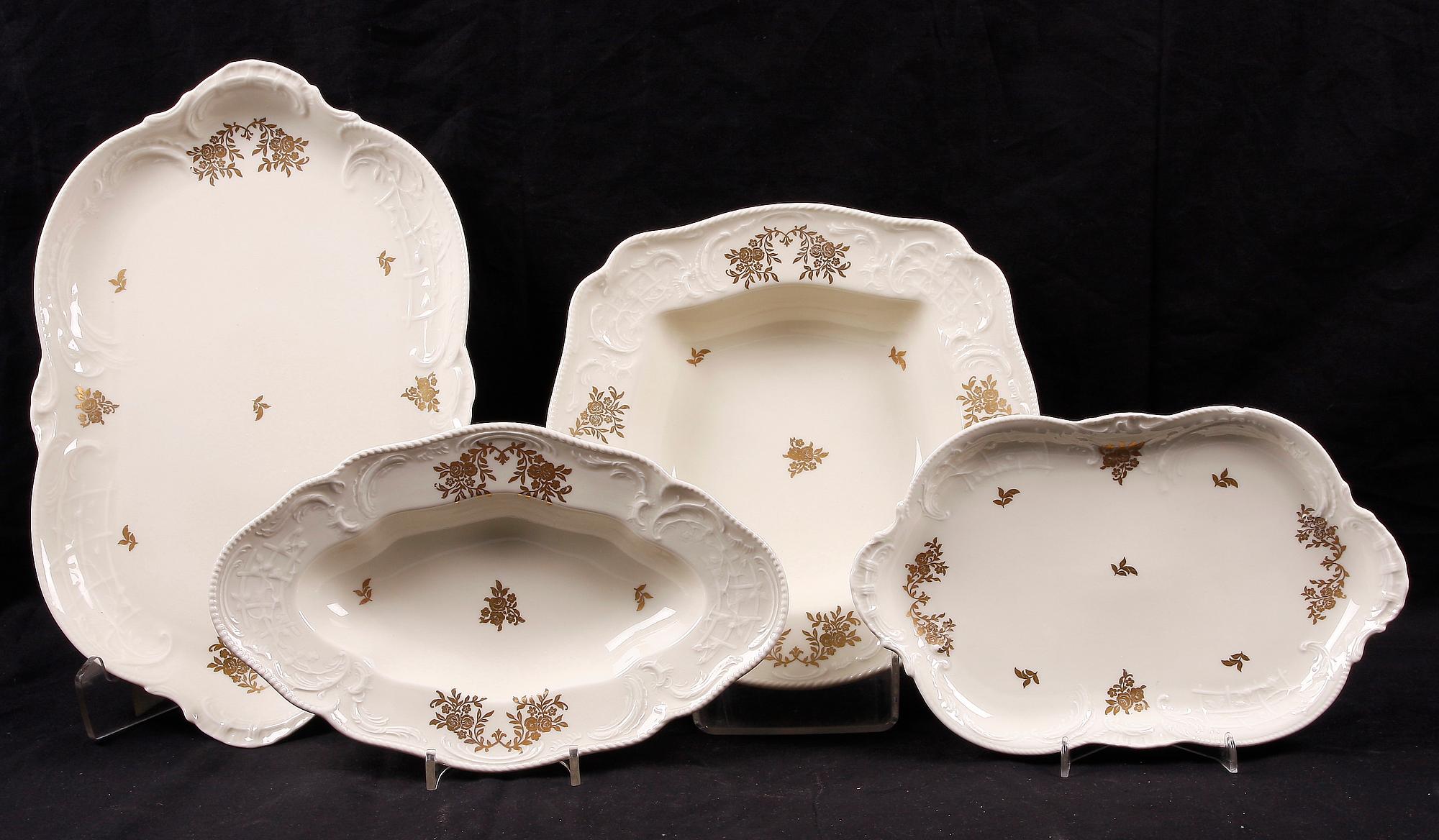 MATSERVIS, 56 delar, Sanssouci, Rosenthal.
