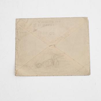 Eduard Wiiralt, Figures on an Envelope.