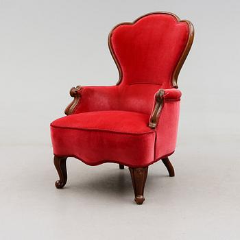 FÅTÖLJ, 1800-talets andra hälft.