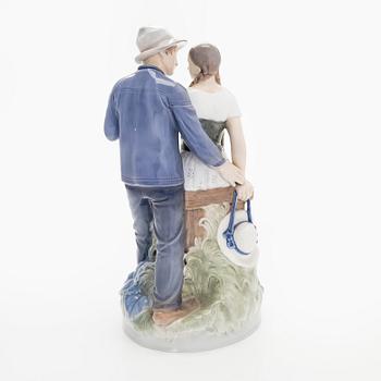 Royal Copenhagen, "Henrik & Else", figuriini, posliini, 1949.