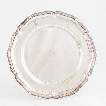 Pair of dishes, silver, GAB, Malmö 1931-32.