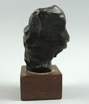 SKULPTUR, brons, efter Carl Milles, sign.