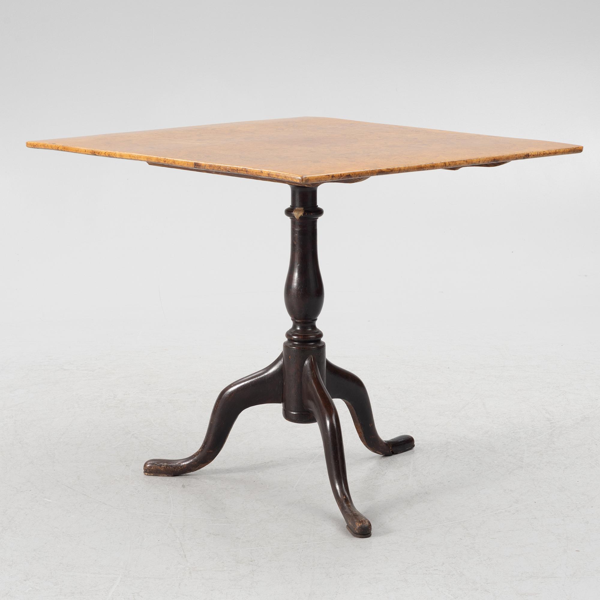 Jacob Sjölin, fällbord, (mästare i Köping och Kungsör 1767-85).