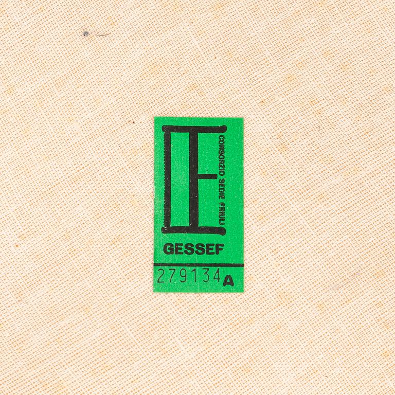 Fåtöljer, ett par, Gessef, italien, 1950/60-tal.