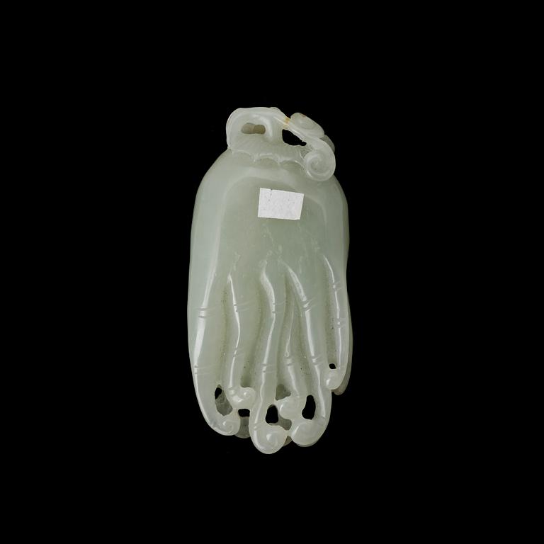 HÄNGE / OBJEKT, jade, Kina, 1800/1900-tal.