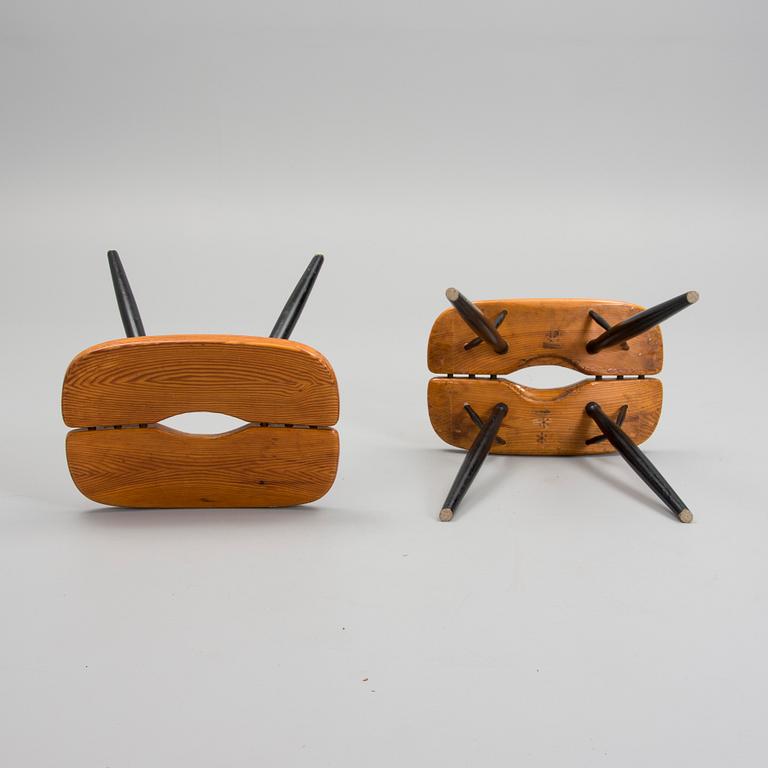 ILMARI TAPIOVAARA, pallar 2 st, "Pirkka" Laukaan Puu 1900-talets mitt.