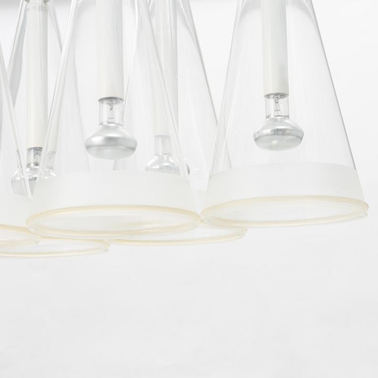 Achille Castiglioni, a 'Fucsia 12' ceiling lamp, Flos, Italy.