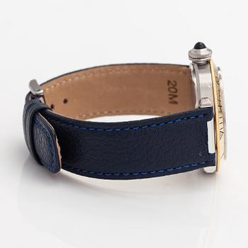 Cartier, Pasha, Power Reserve, wristwatch, 38 mm.