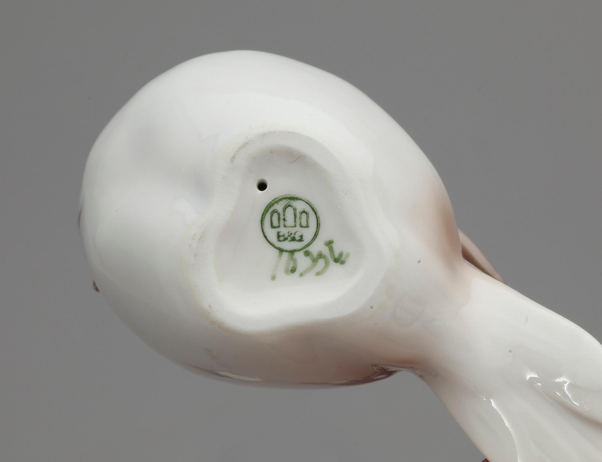 FIGURINER, 6 st, porslin, Bing och Gröndahl, Copenhagen.