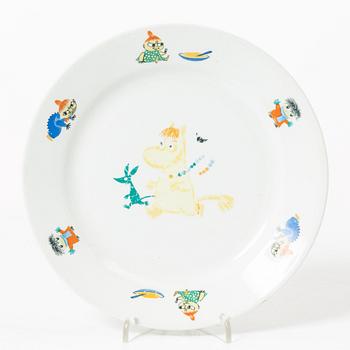 Arabia, Plate, Moomin, Finland, sent 1950s.