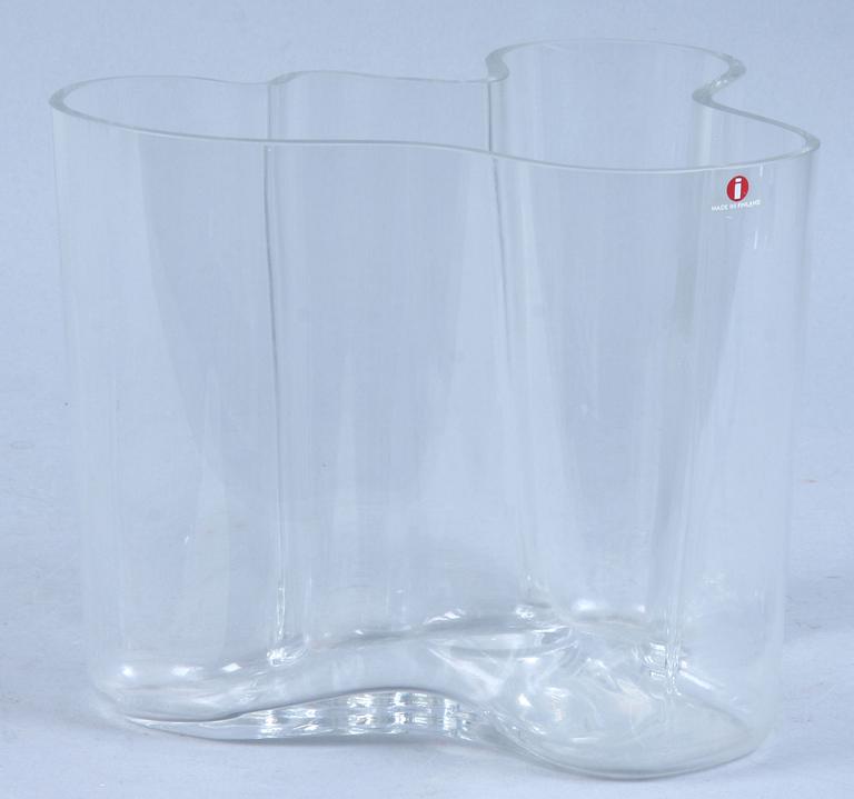 VAS, "Savoy", glas, Alvar Aalto, Iittala, modellen formgiven 1936.