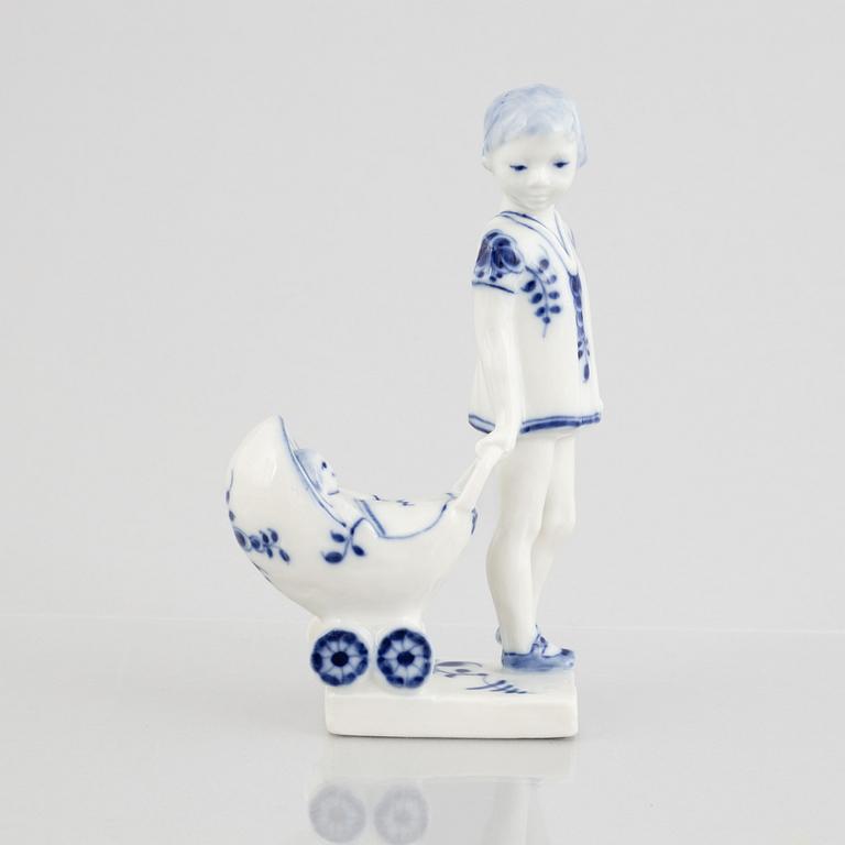 Hanne Varming, a porcelain figurine, Royal Copenhagen, "Blue Fluted", model 5194, 1974-78.