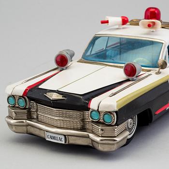 a BANDAI "Highway Patrol" police car, Japan ca 1961.