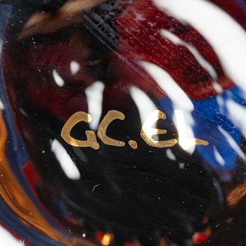 Gunnar Cyrén, schnaps glasses, 6 pcs, so called "Devil glasses", from the Nobel service, Orrefors.