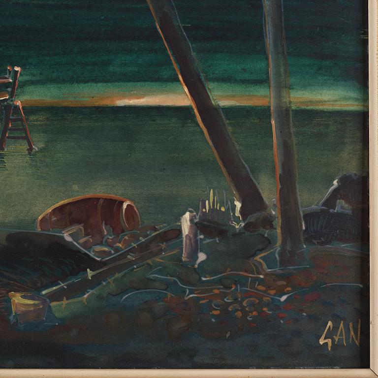 "Övergiven strand".