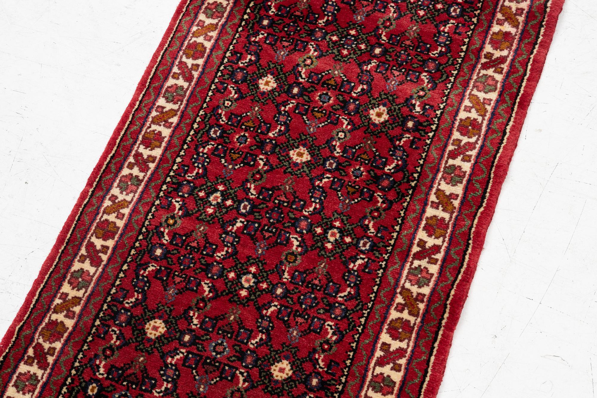 Rug, oriental, "runner", Hosenabad, 550x66 cm.