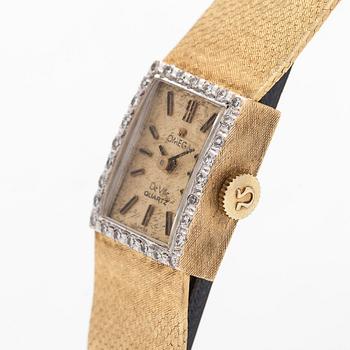 Omega, De Ville, armbandsur, 14 x 17,5 mm.