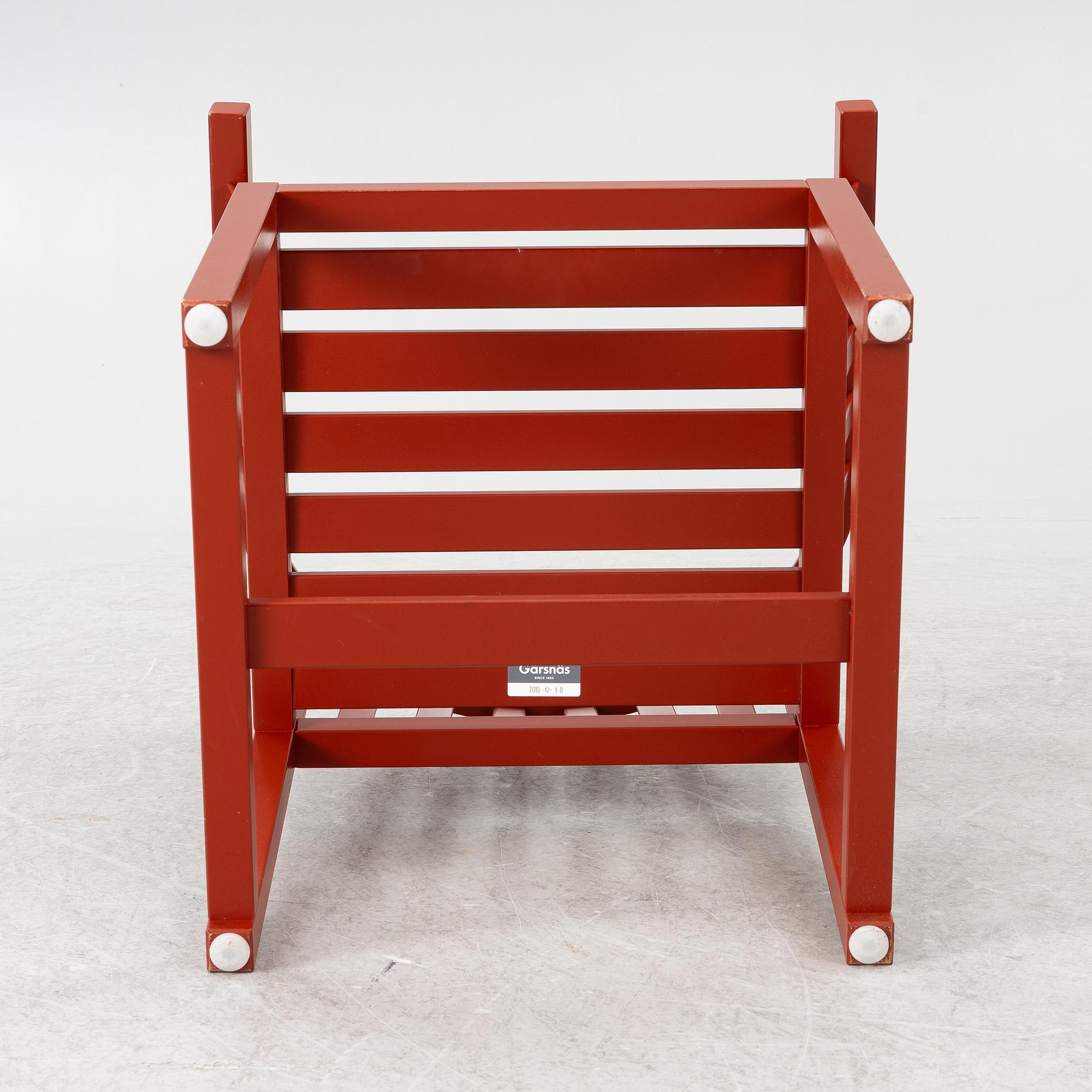 Åke Axelsson, armchairs, 6 pcs, "Vaxholmaren", Gärsnäs, 2019.