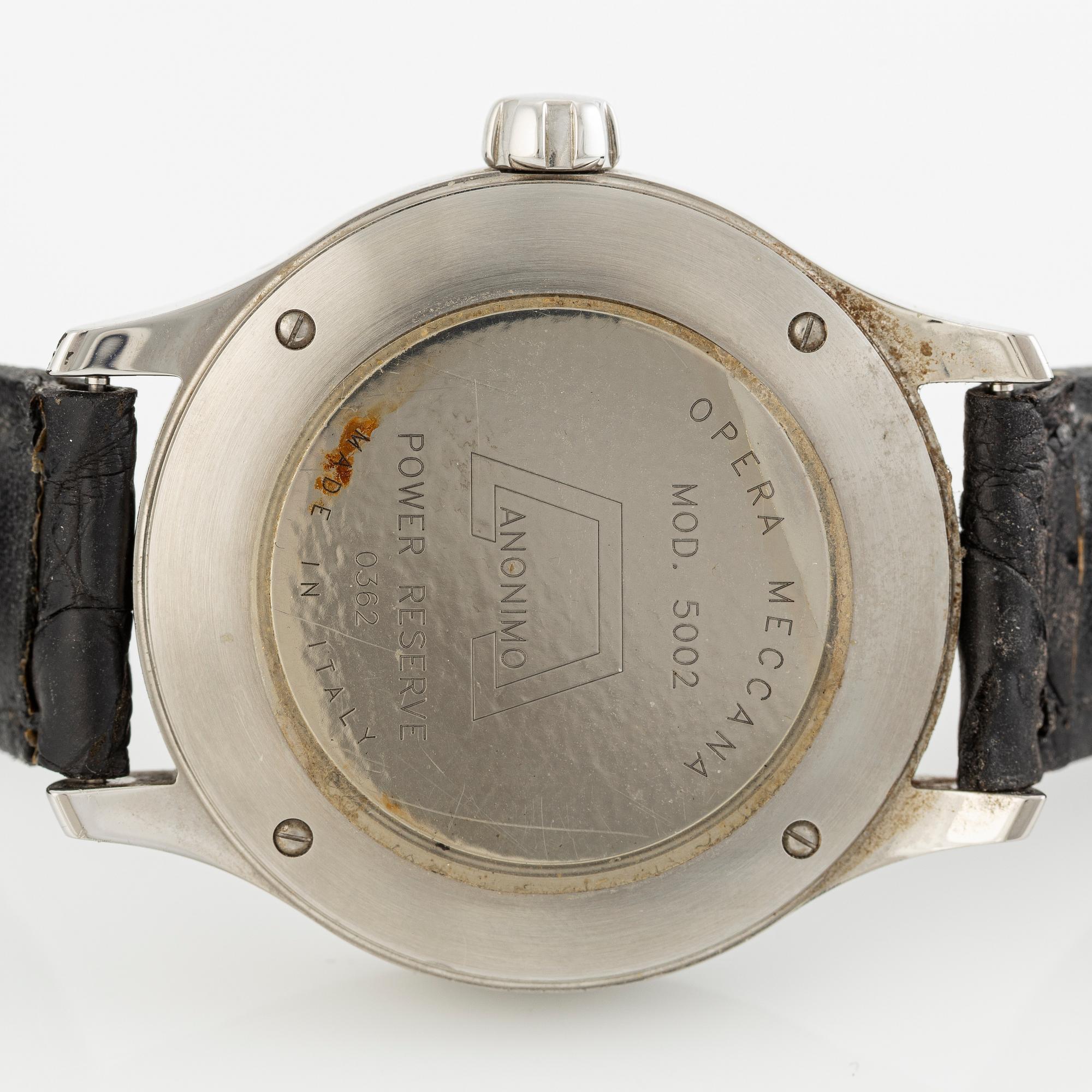 Anonimo, Power Reserve, wristwatch, 41 mm.