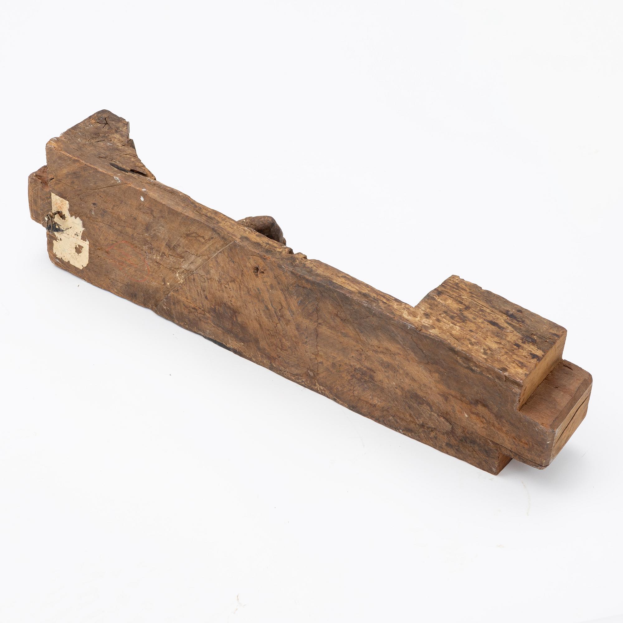 Relief/arkitektoniskt element, trä. Indien, 1900-tal.