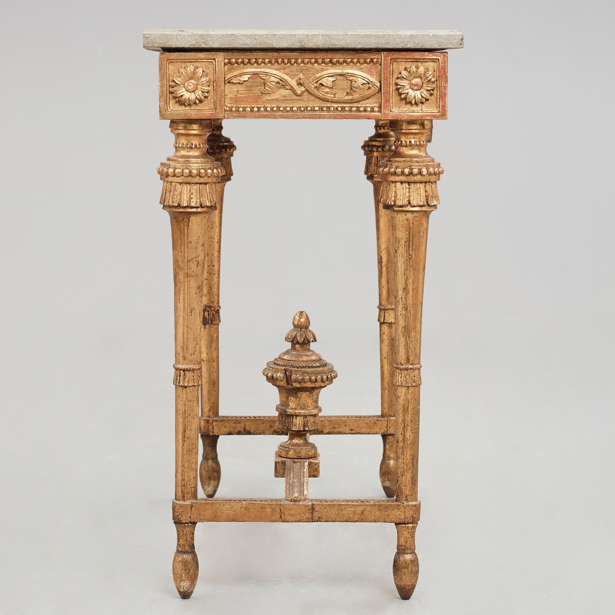 KONSOLBORD, stockholmsarbete, 1700-talets slut, gustavianskt.