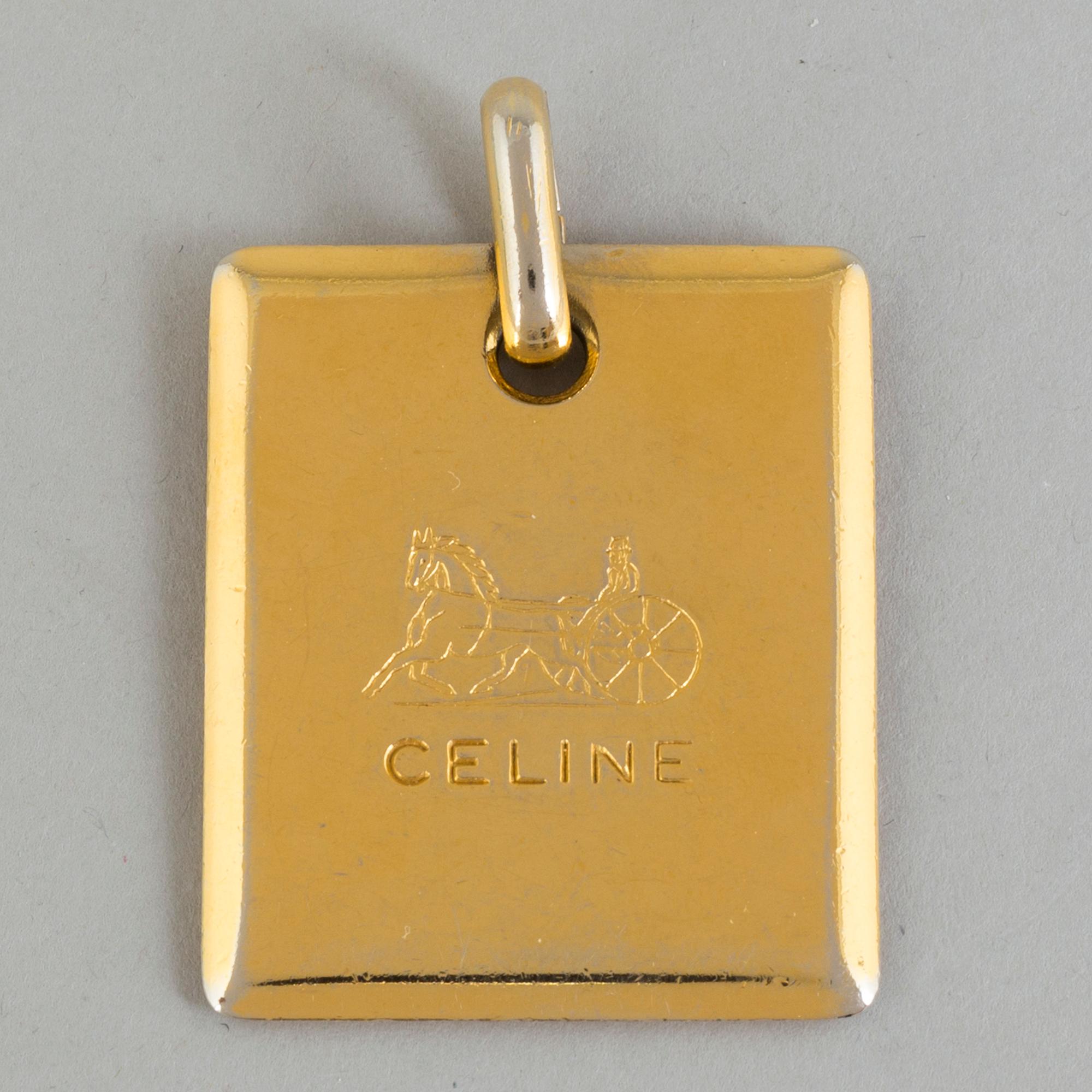 BELT/NECKLACE and PENDANT, Celine.