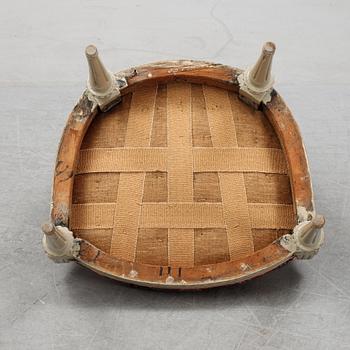 A gustavian armchair.