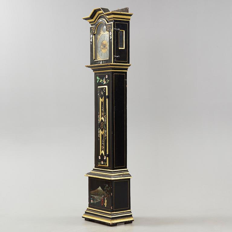 A 18th century Baroque longcase clock.