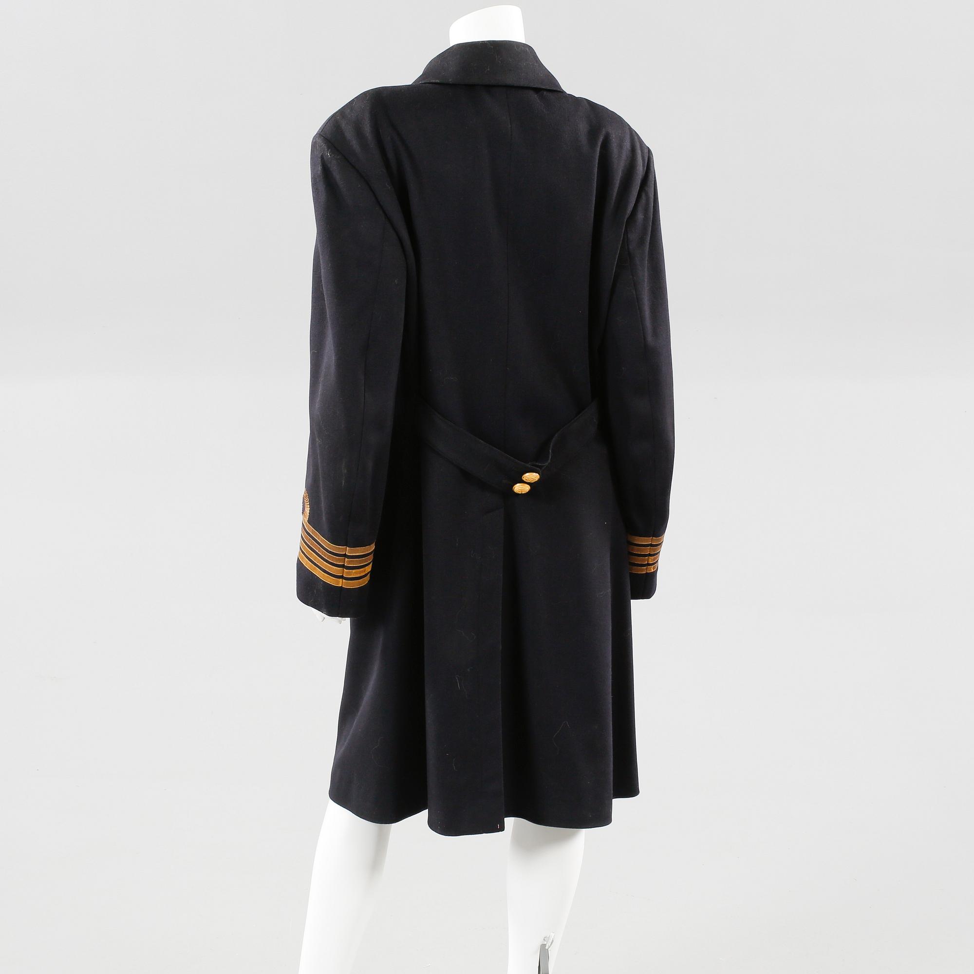 A coat from the Swedish royal navy, the 1950s.