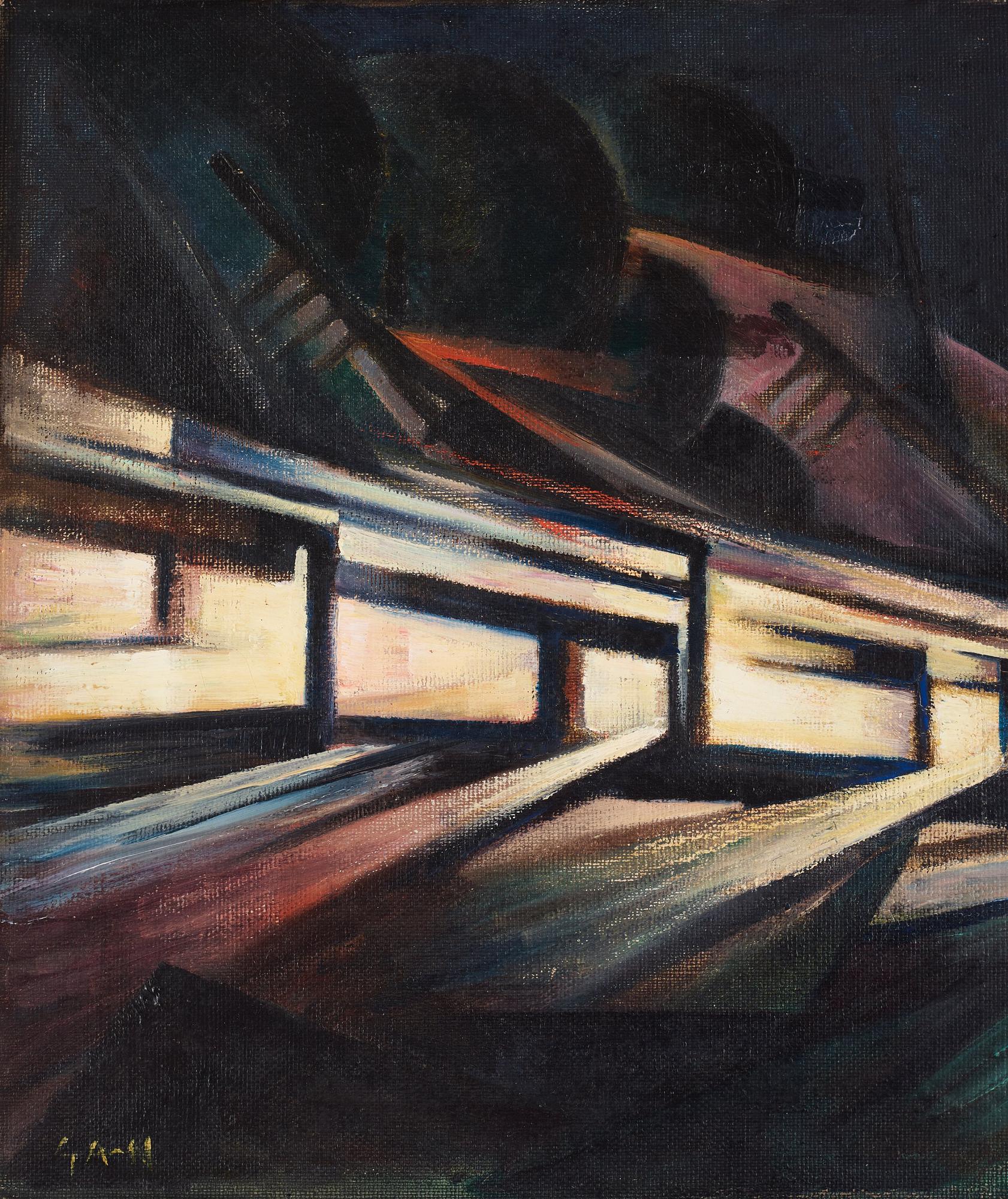 Gösta Adrian-Nilsson, "Snälltåg/Schnellzug".