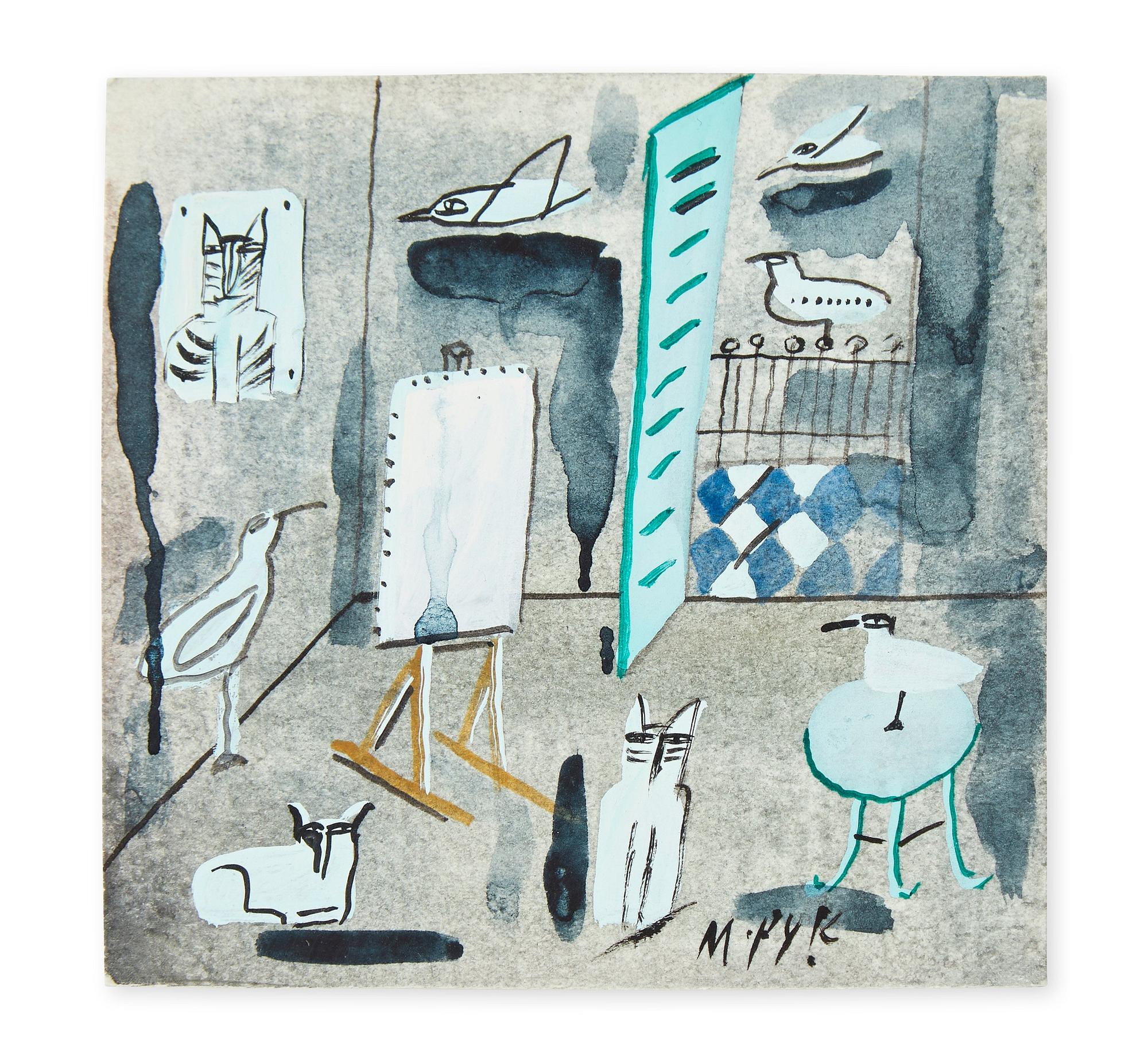 Madeleine Pyk, "Ateljén".